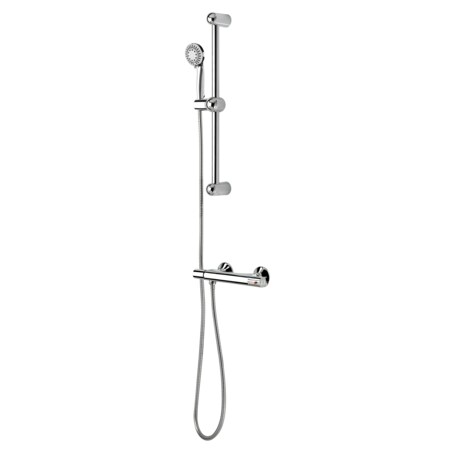 Keeney Mfg Thermostatic Slide Bar Shower System, Chrome SYM002TSCCP